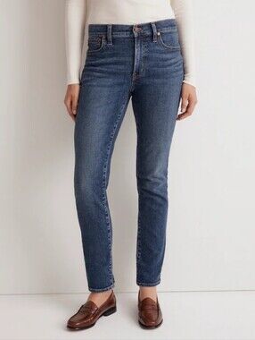 Madewell The Mid Rise Perfect Vintage Jeans Size 27 Straight Leg Medium Wash